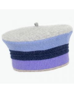 Beehive Hat B9224 Navy Blue w/ Blue