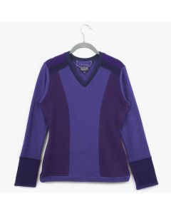 V-Neck Sweater Mocha Brown - Medium